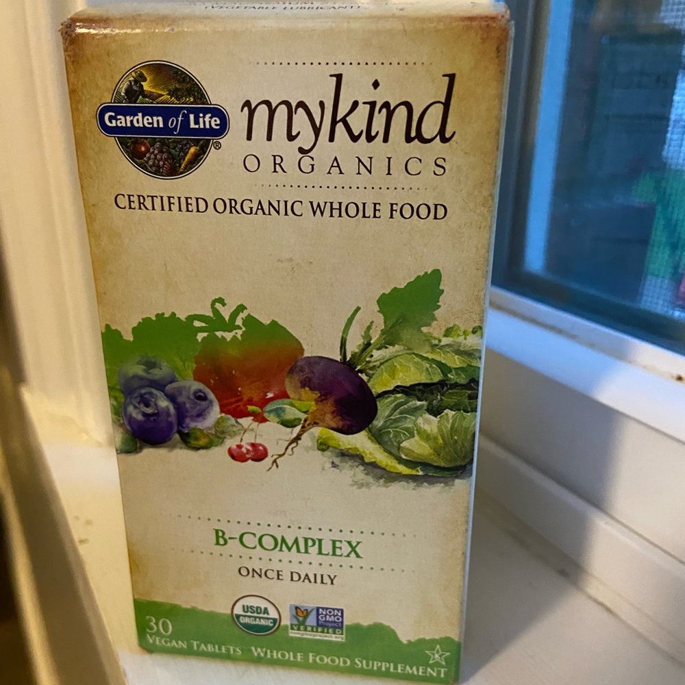 New Once Daily, Vegan B Organic Complex Vitamins